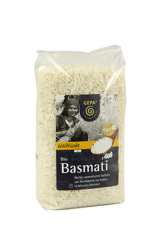 Bio  Basmati Reis weiss