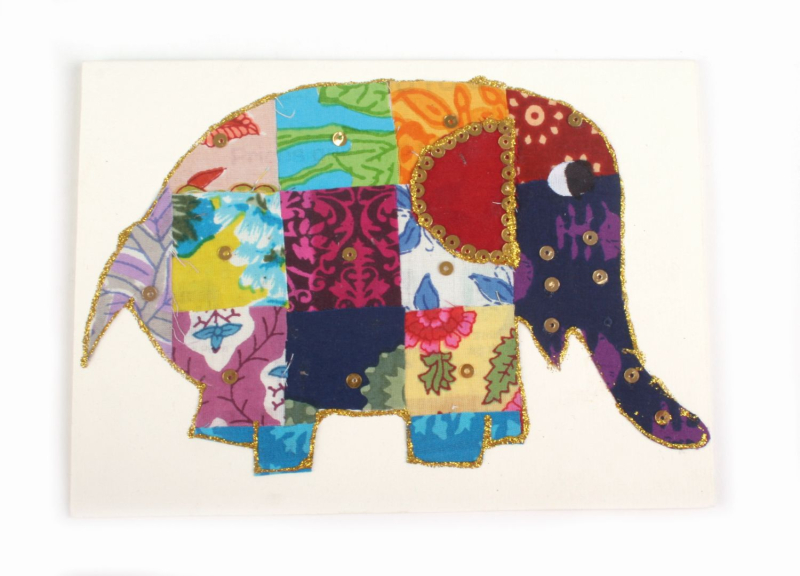 Grußkarte "Elefant" mit Umschlag