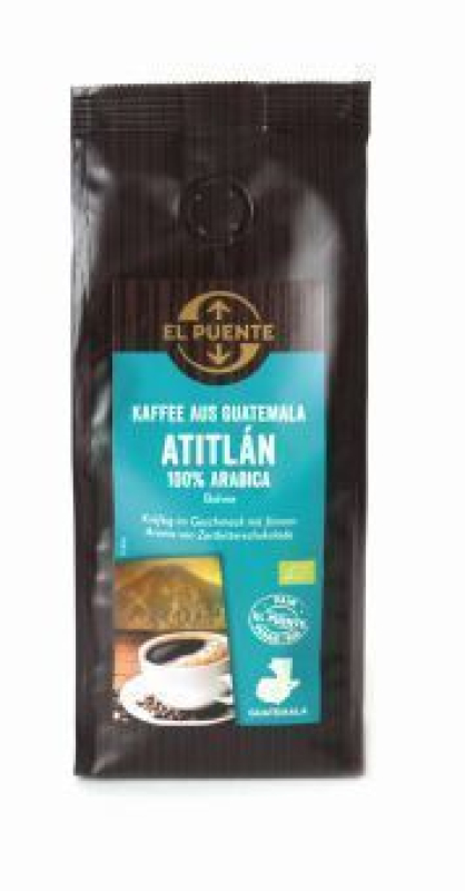 Atitlan Bio-Kaffee Guatemala, 250 g Bohne, kbA