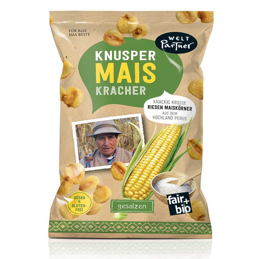 Knusper Mais Kracher, gesalzen, bio° 