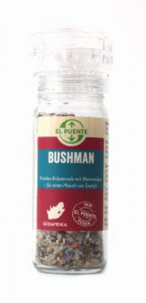 Bushman, Kräutersalz mit Meeresalgen in der Mühle, 70 g 
