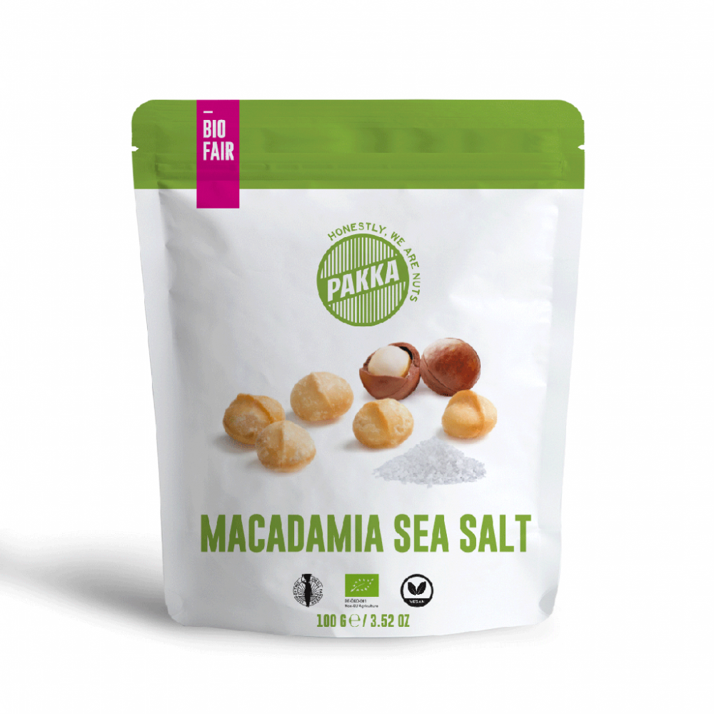 Macadamia geröstet mit Meersalz 100g