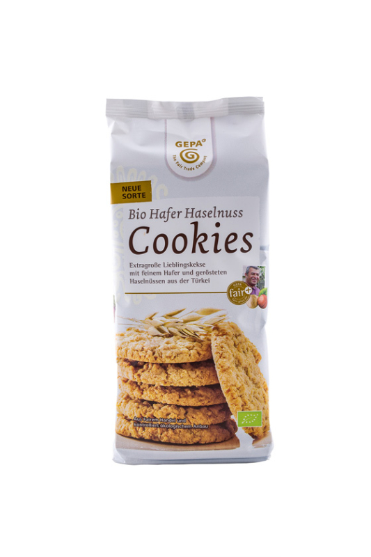 Bio Hafer-Haselnuss Cookies