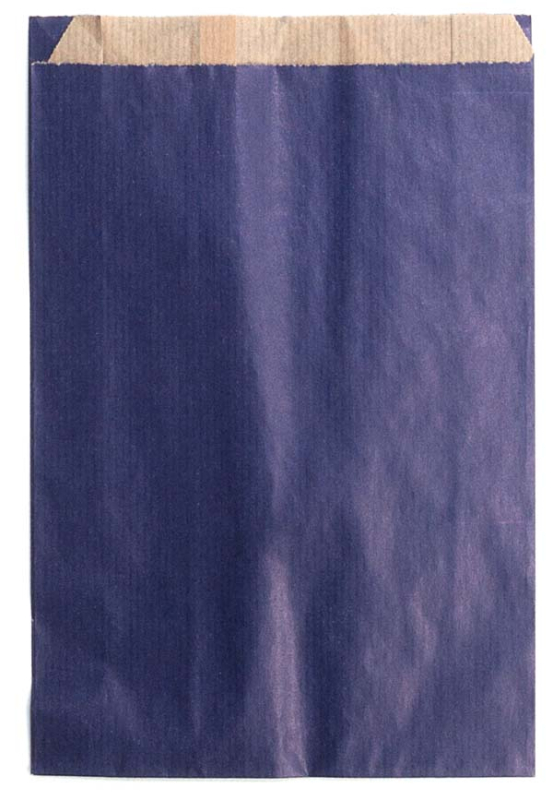 Geschenkfaltenbeutel 15x4x21 cm, blau