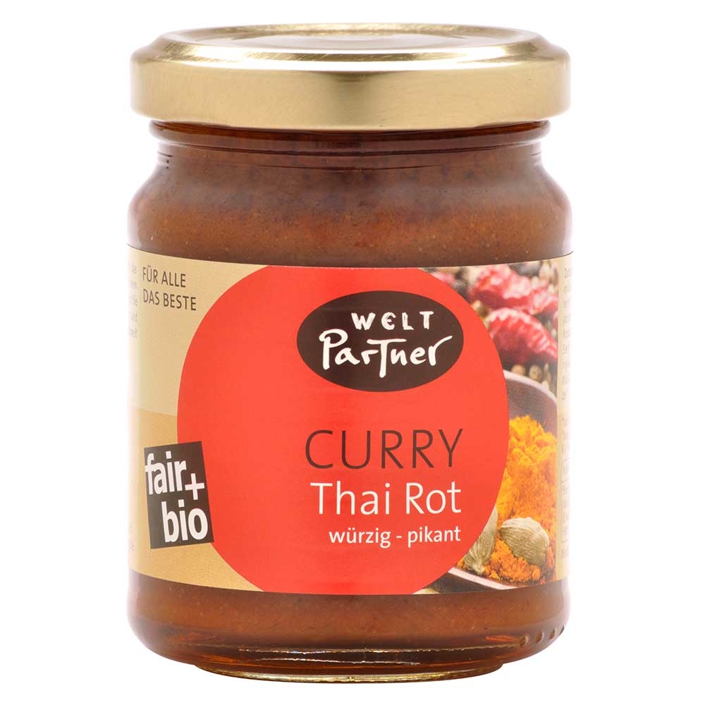 Currypaste Thai rot, bio