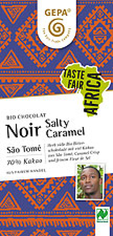 Bio Chocolat Noir Salty Caramel NL 80g