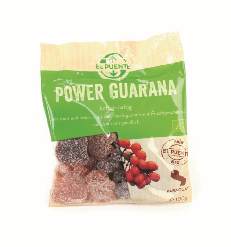 Power-Guarana Saures Fruchtgummi, kbA, 100 g