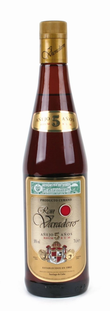 Ron de Cuba "Varadero" 5 Jahre gereift, brauner Rum aus Cuba, 0,7 l 