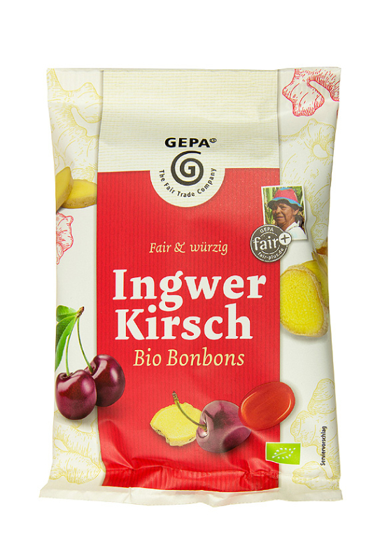 Bio Ingwer Kirsch Bonbon, 100g