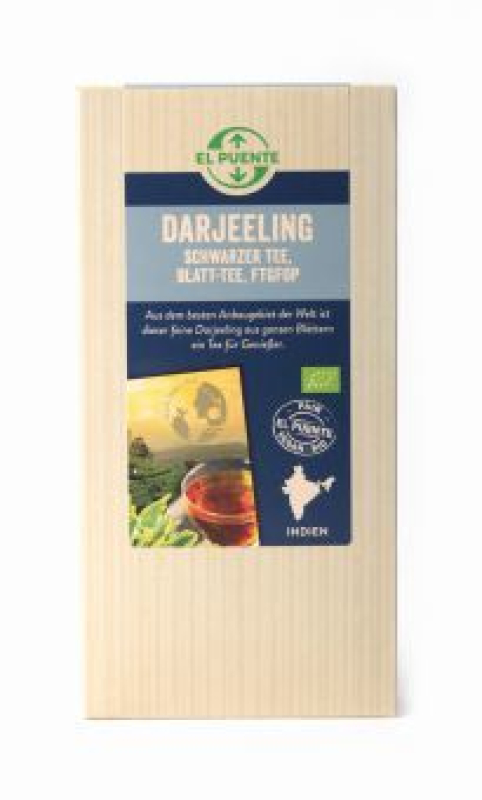 Darjeeling Schwarzer Tee FTGFOP - Blatt-Tee, kbA, 90 g